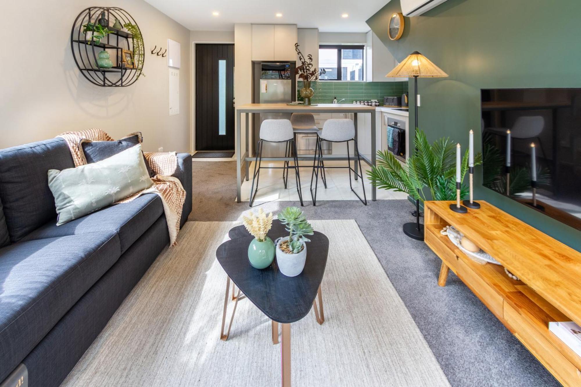 Latimer Square Luxe: 1Br W/ Sofa Bed Christchurch Eksteriør billede